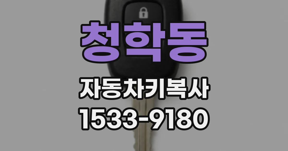 청학동 자동차키복사