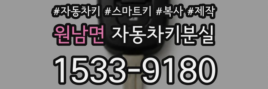 원남면 자동차키분실