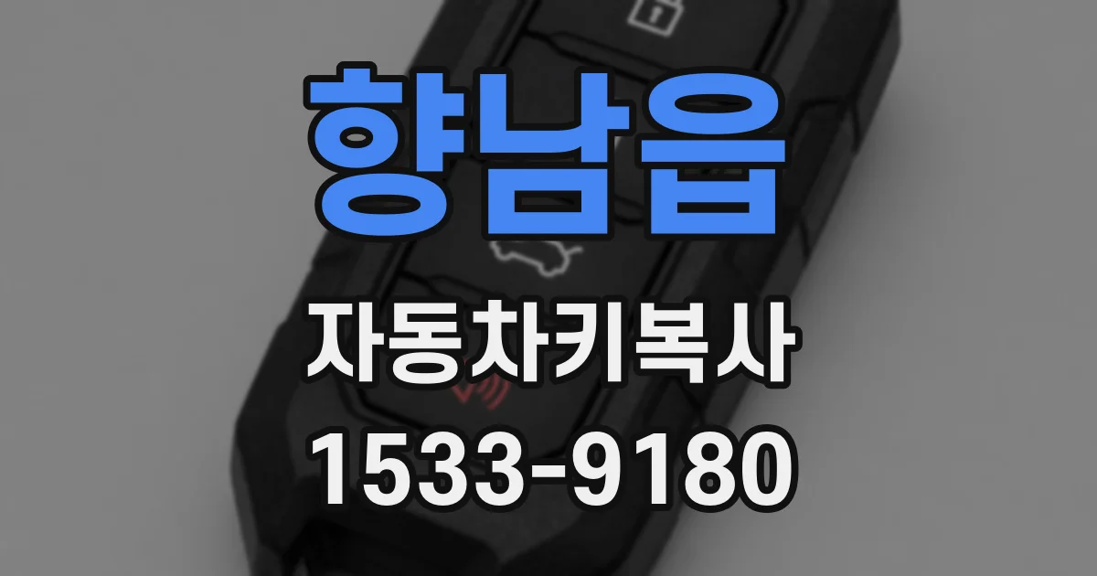 향남읍 자동차키복사