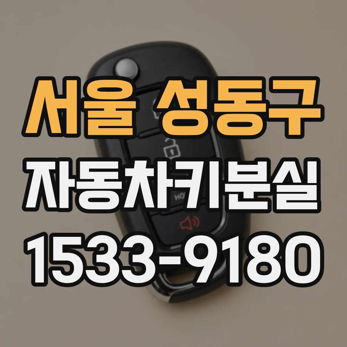 서울 성동구 자동차키분실
