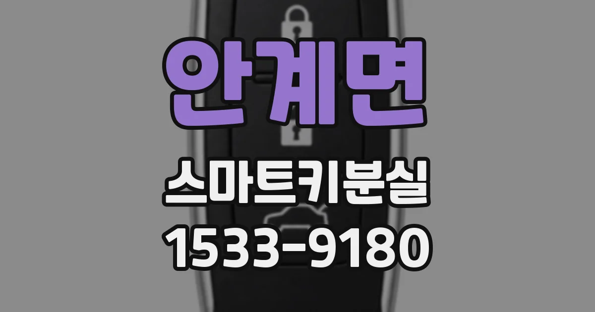 안계면 스마트키분실