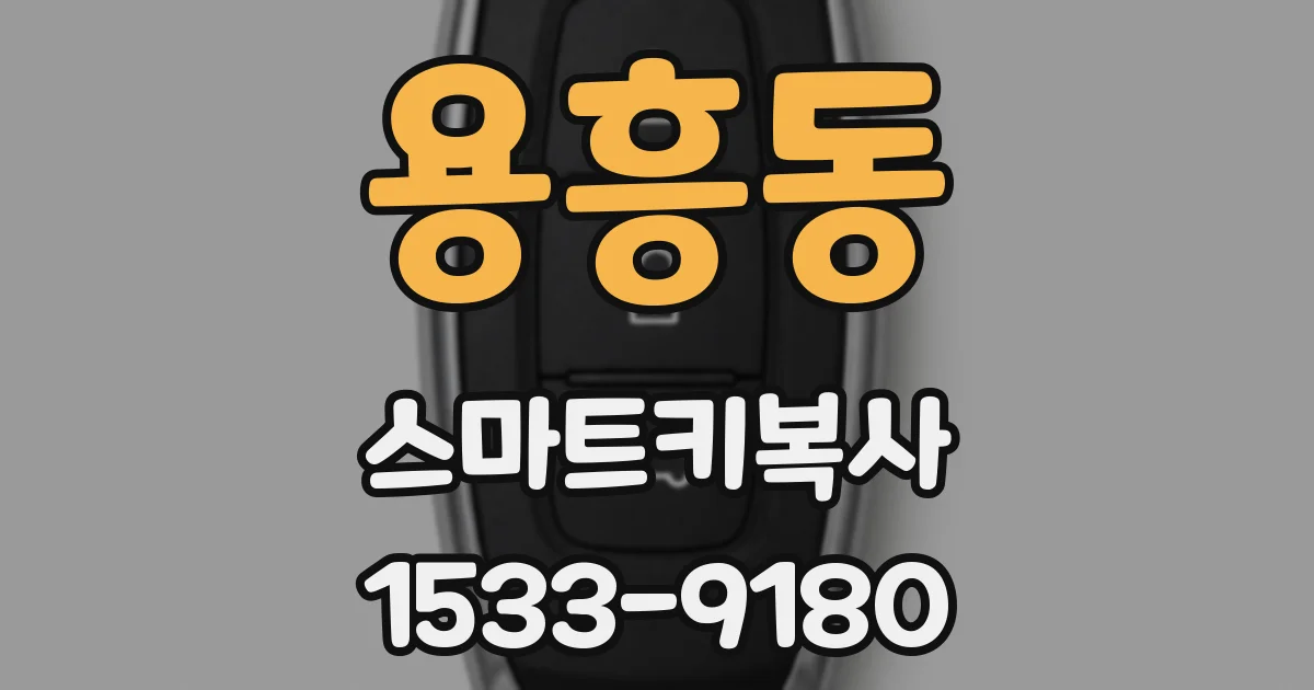 용흥동 스마트키복사