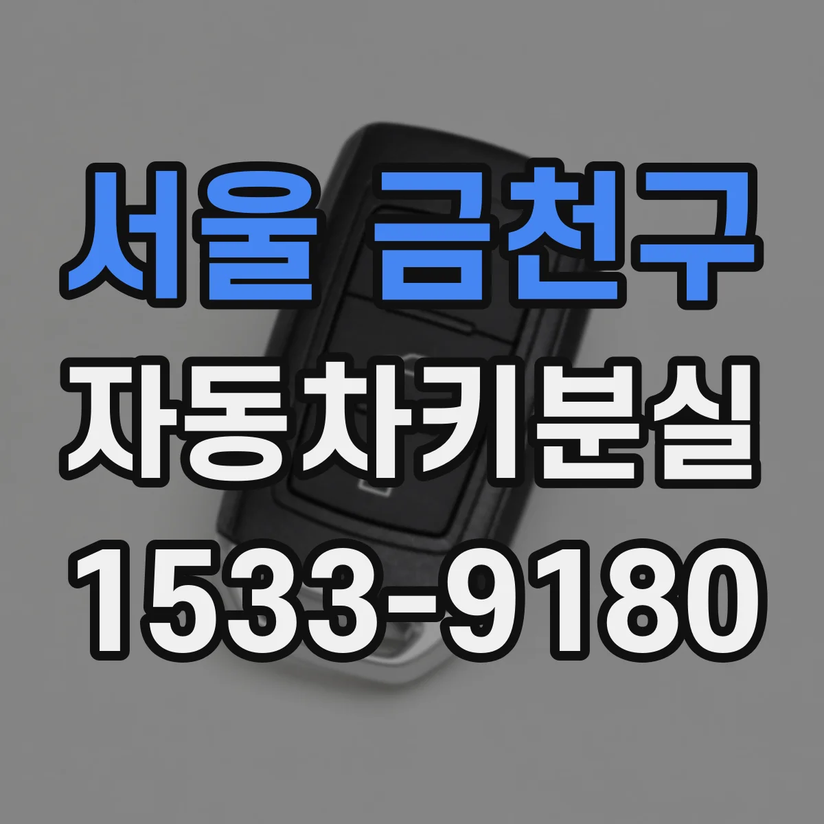 서울 금천구 자동차키분실