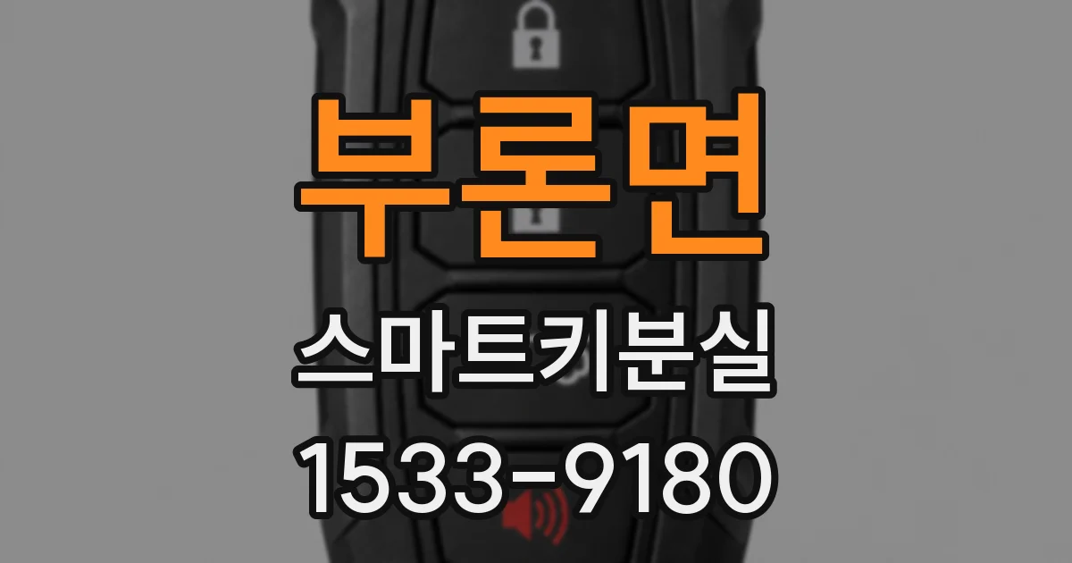 부론면 스마트키분실