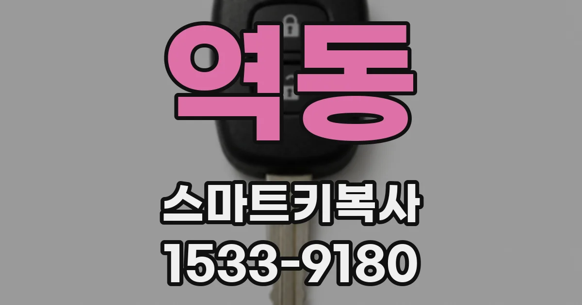 역동 스마트키복사