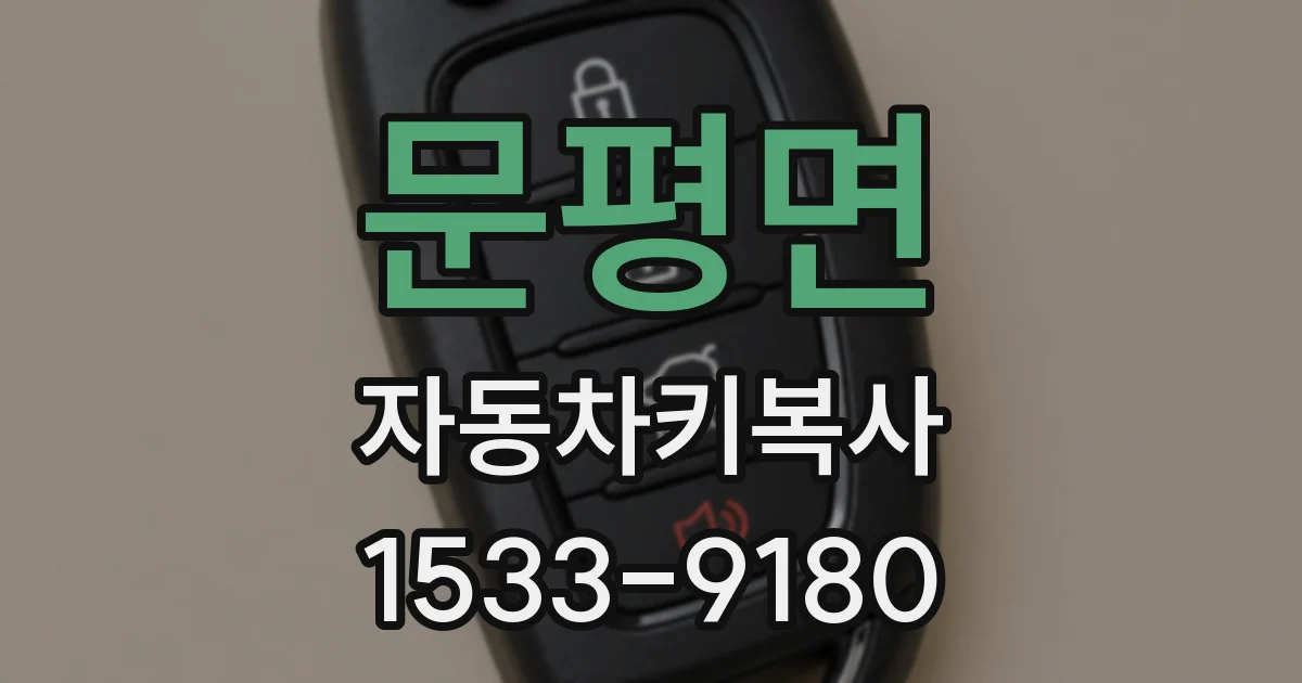 문평면 자동차키복사