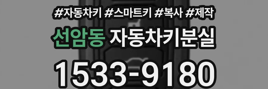 선암동 자동차키분실