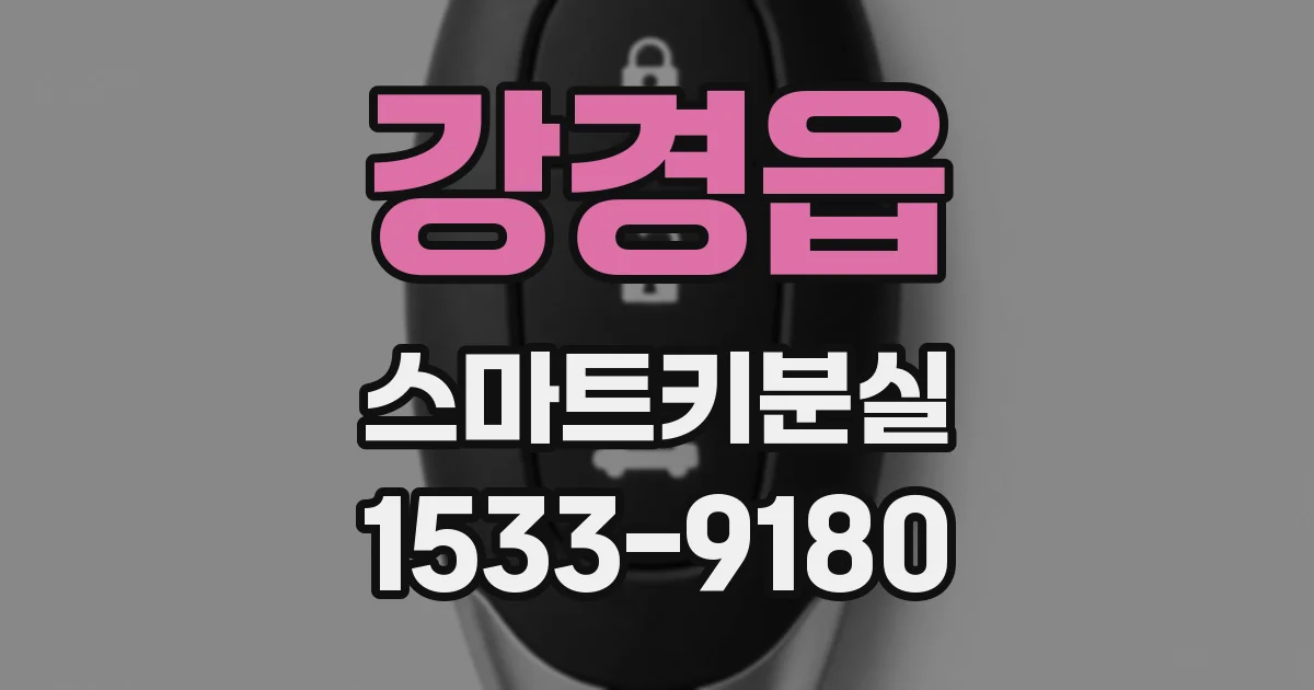 강경읍 스마트키분실