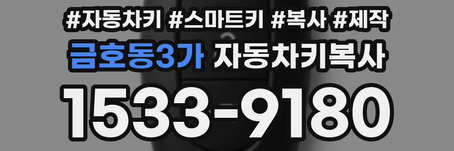 금호동3가 자동차키복사
