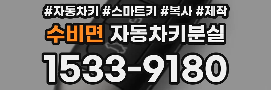 수비면 자동차키분실