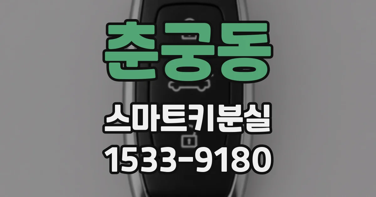 춘궁동 스마트키분실
