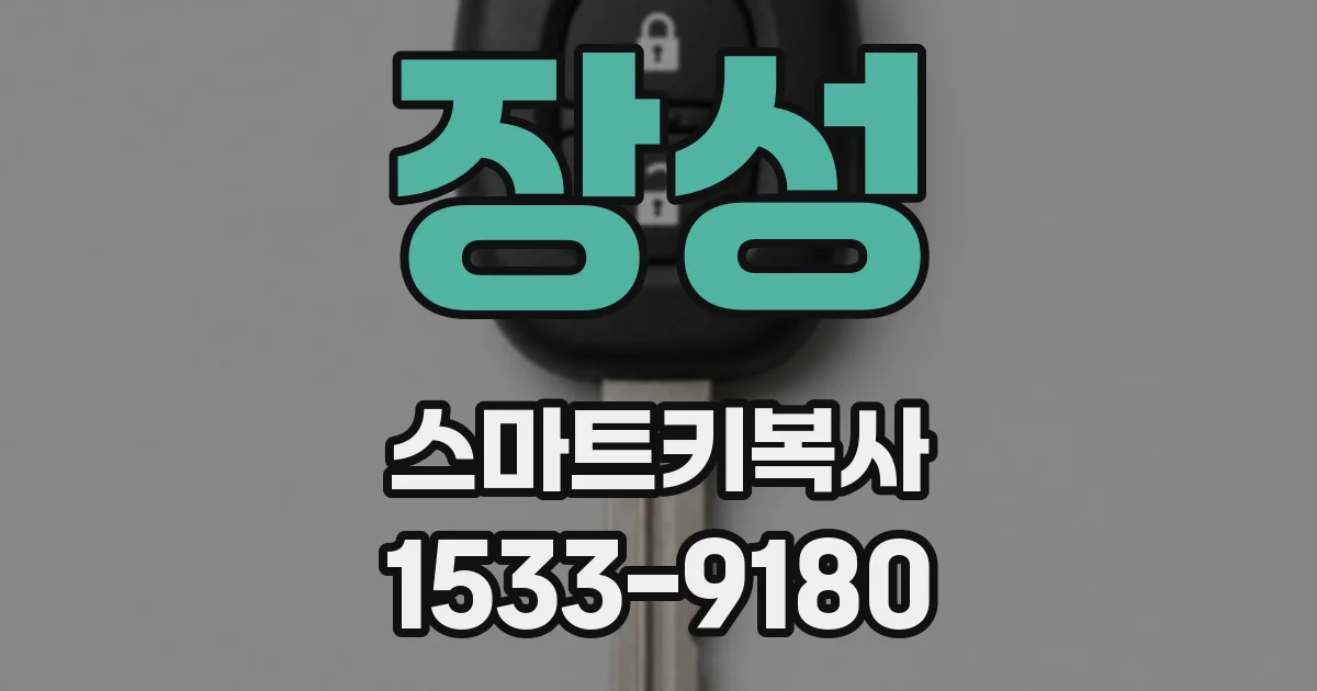장성 스마트키복사