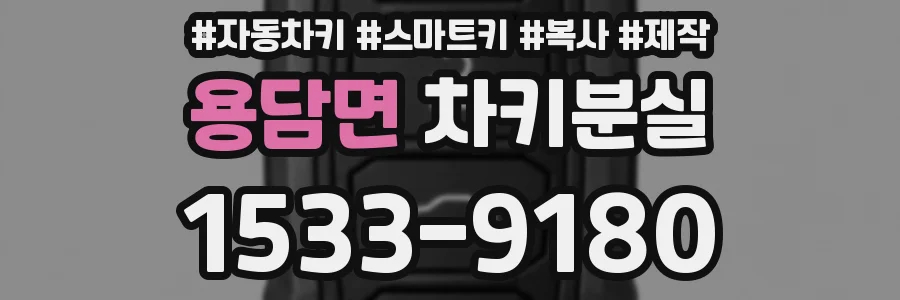용담면 차키분실
