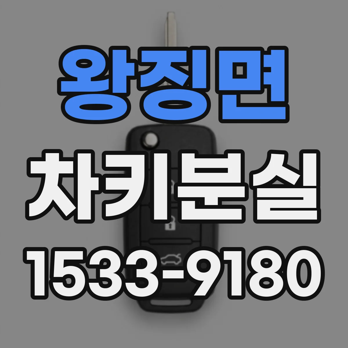 왕징면 차키분실