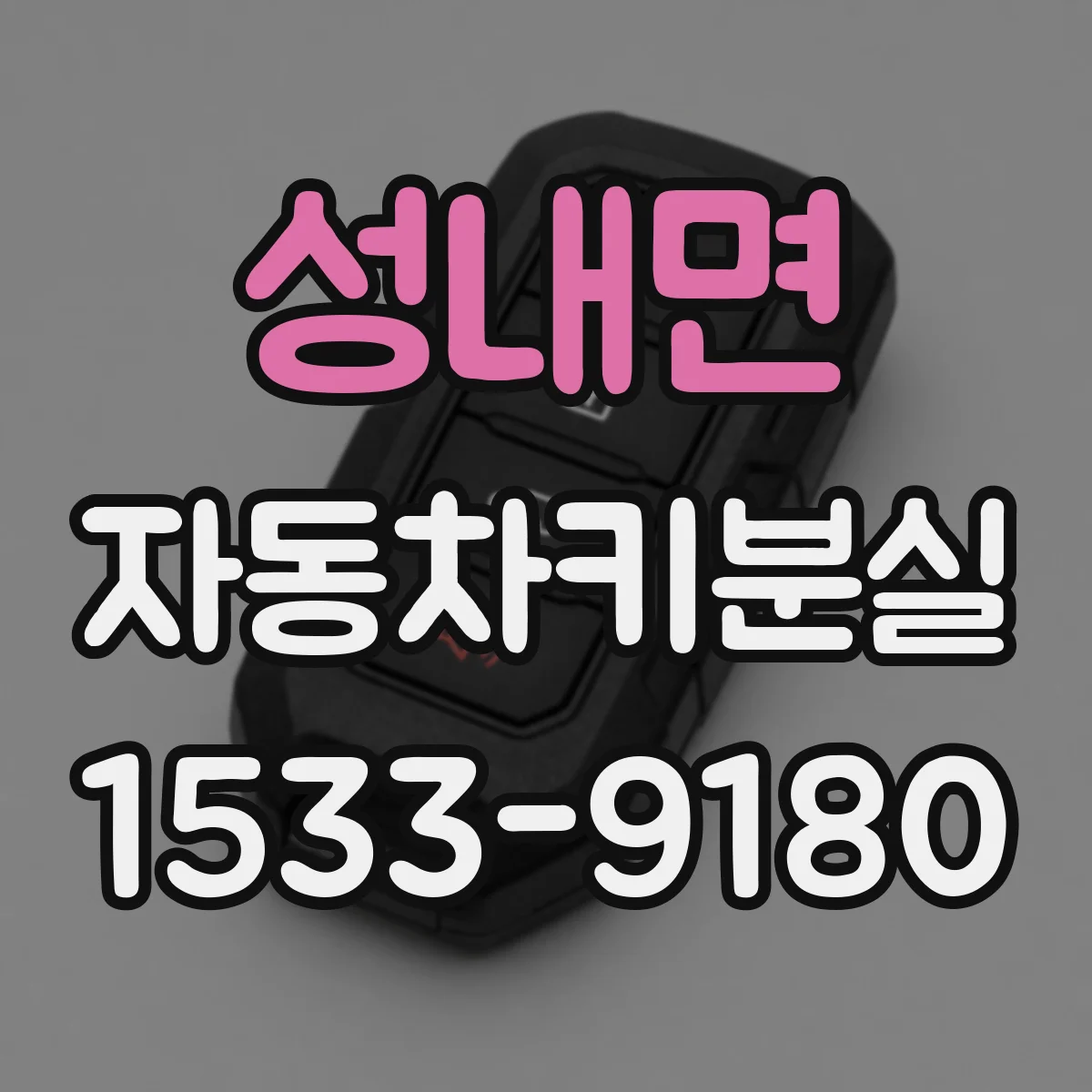성내면 자동차키분실