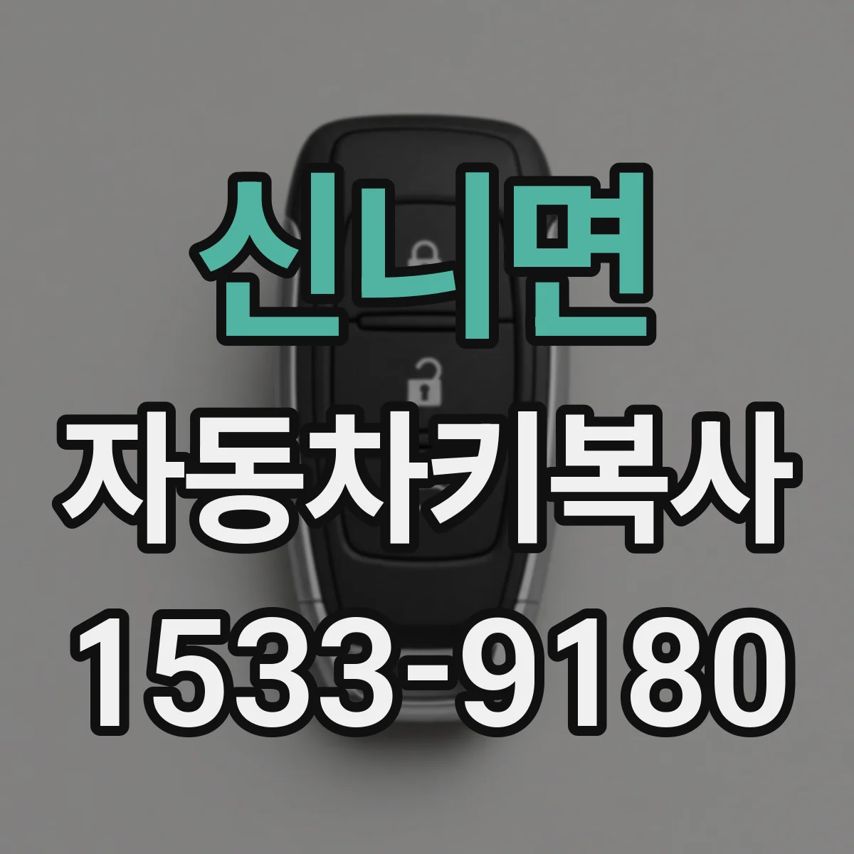 신니면 자동차키복사