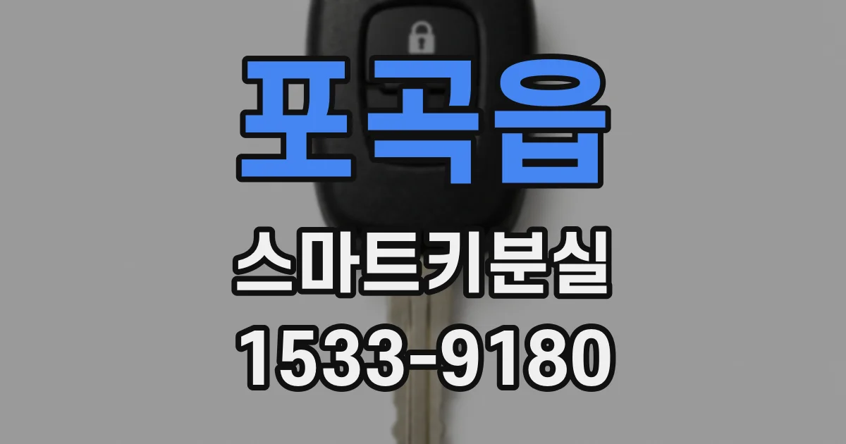포곡읍 스마트키분실