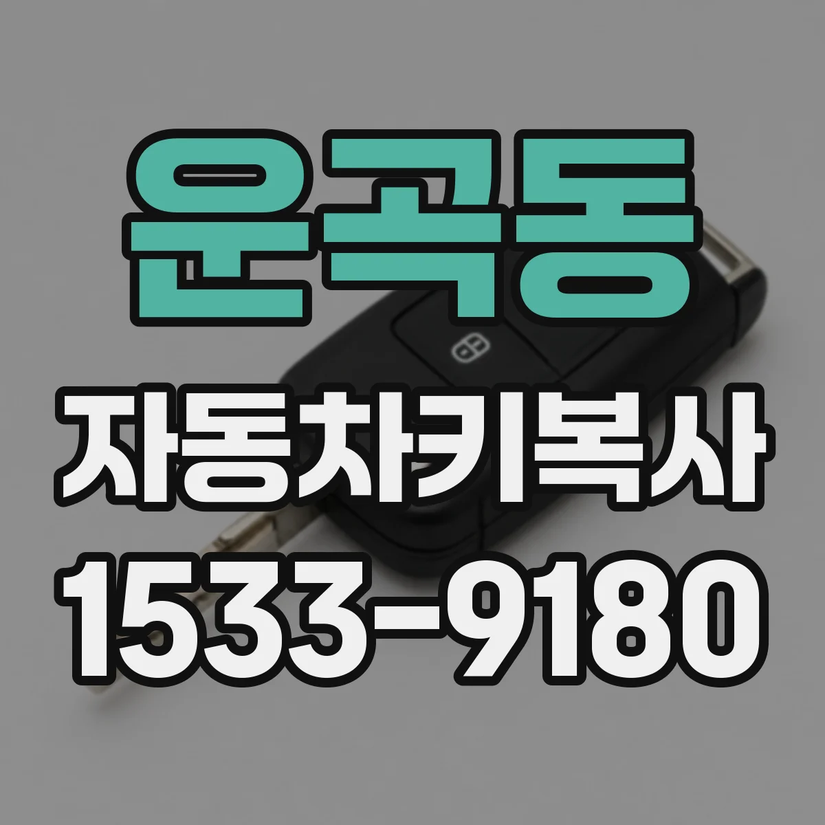 운곡동 자동차키복사