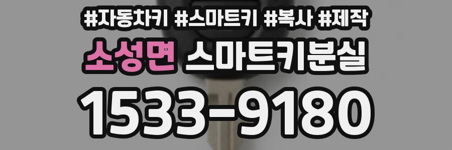 소성면 스마트키분실
