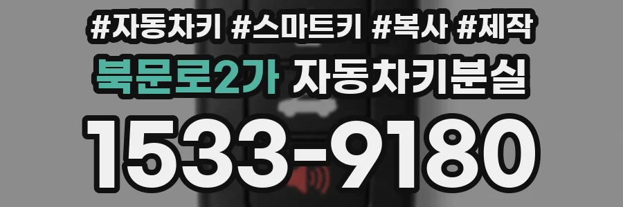 북문로2가 자동차키분실