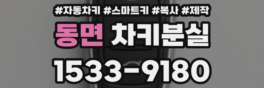 동면 차키분실