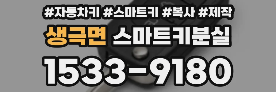생극면 스마트키분실