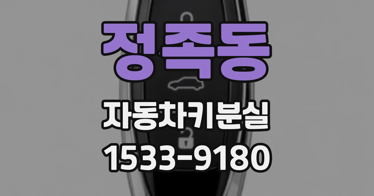 정족동 자동차키분실