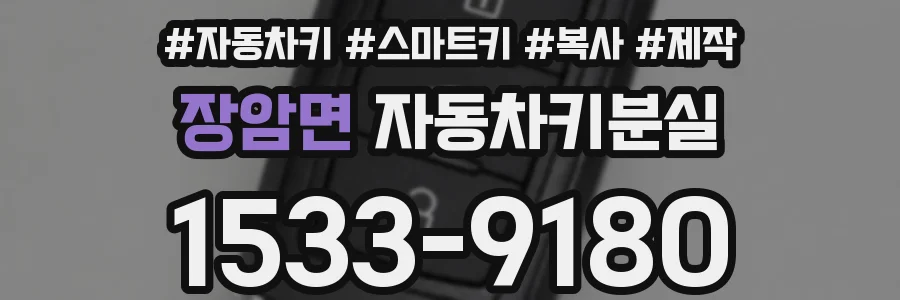 장암면 자동차키분실