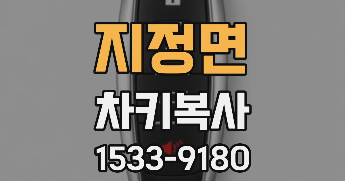 지정면 차키복사