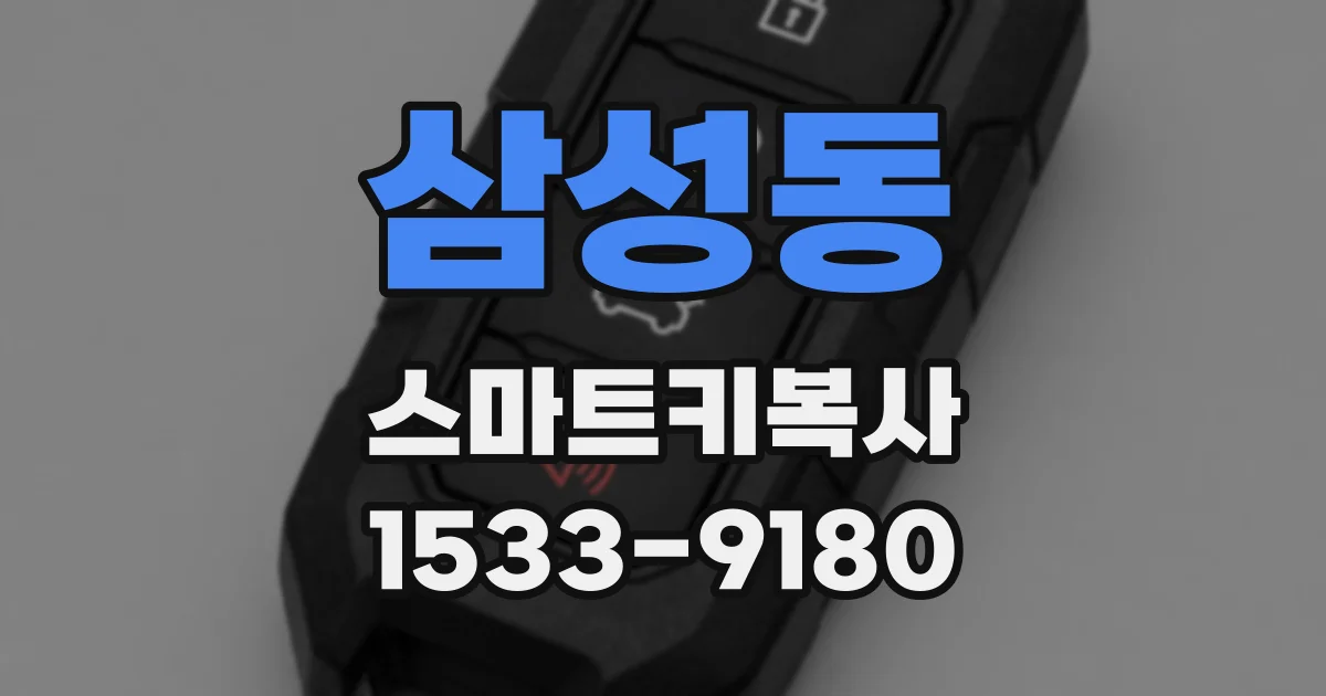삼성동 스마트키복사
