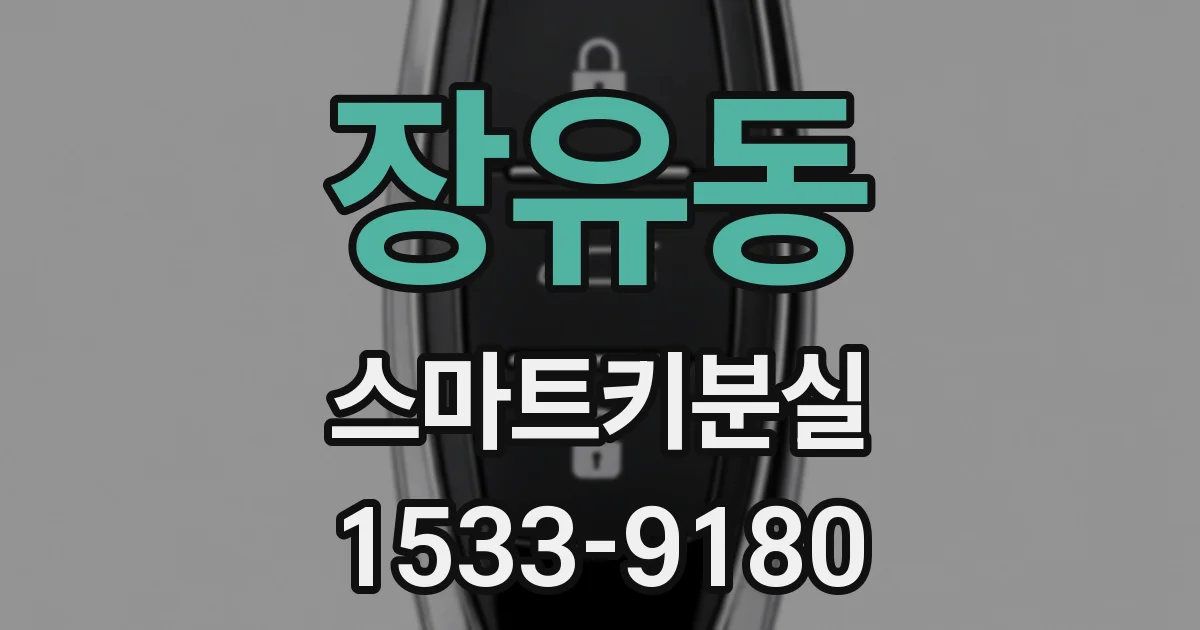 장유동 스마트키분실