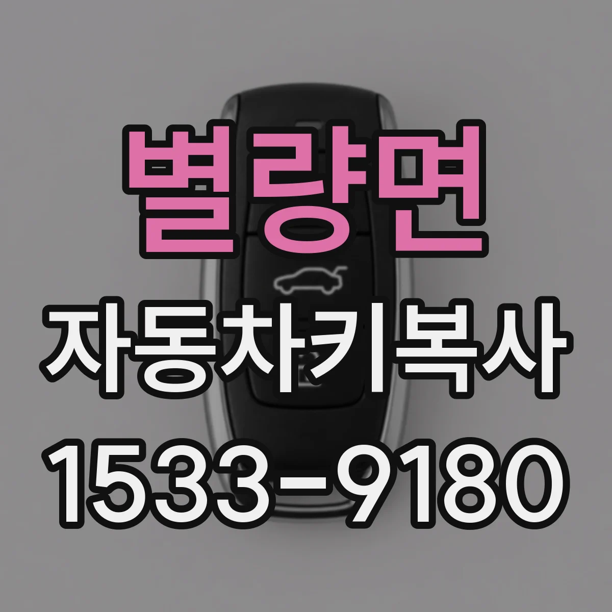 별량면 자동차키복사