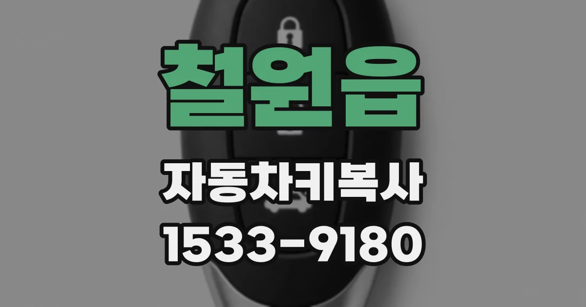 철원읍 자동차키복사