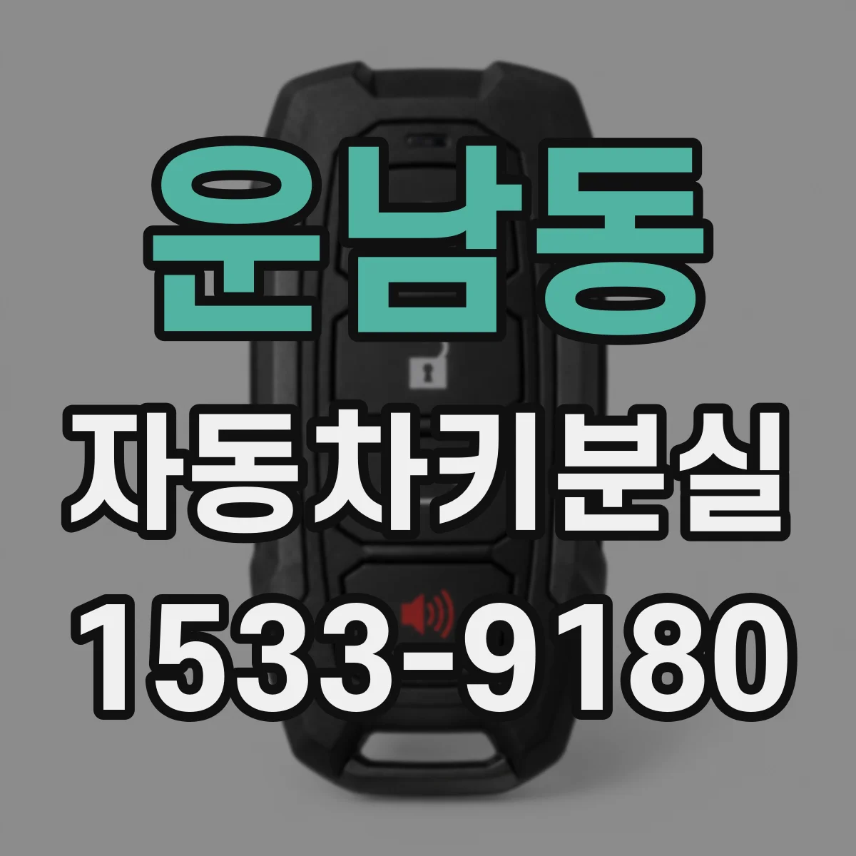 운남동 자동차키분실
