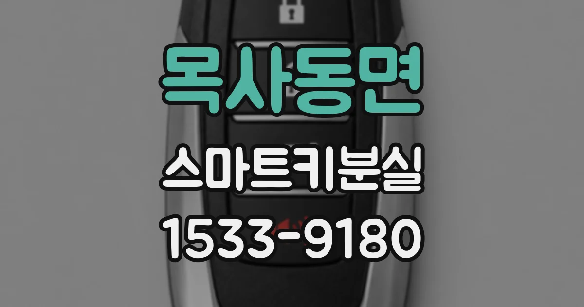 목사동면 스마트키분실