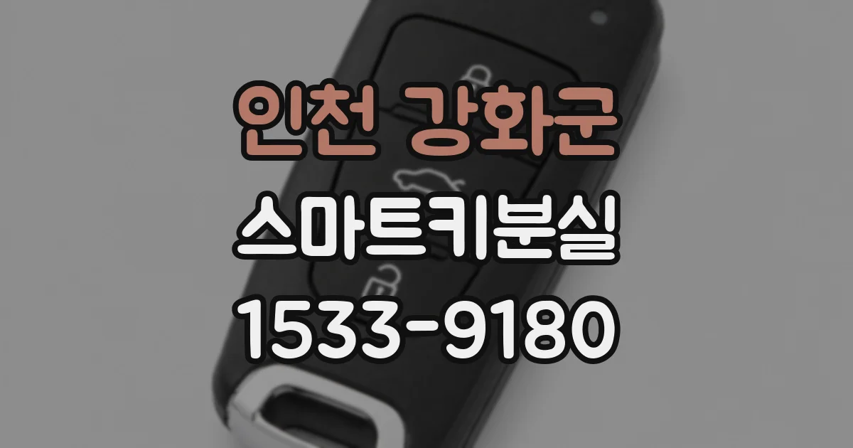 인천 강화군 스마트키분실