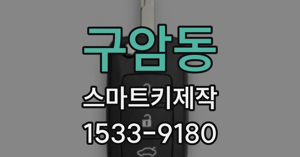 구암동 스마트키제작