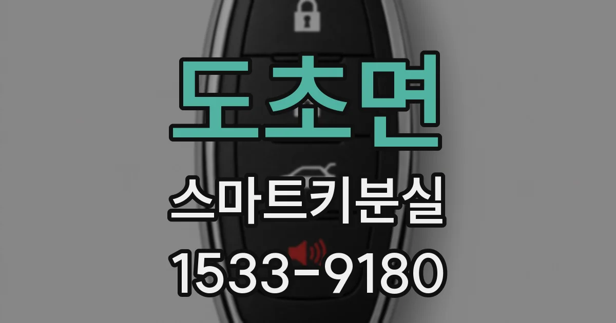 도초면 스마트키분실