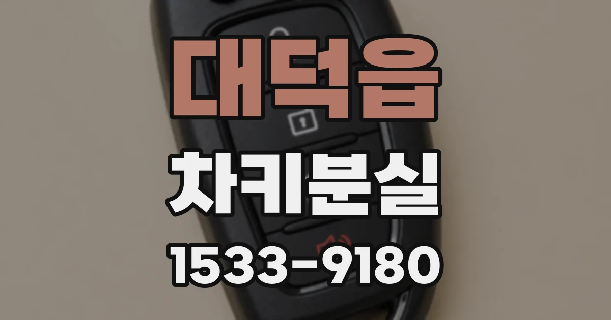 대덕읍 차키분실