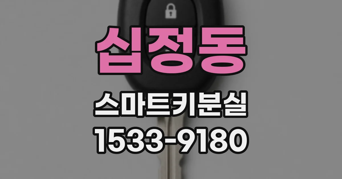 십정동 스마트키분실