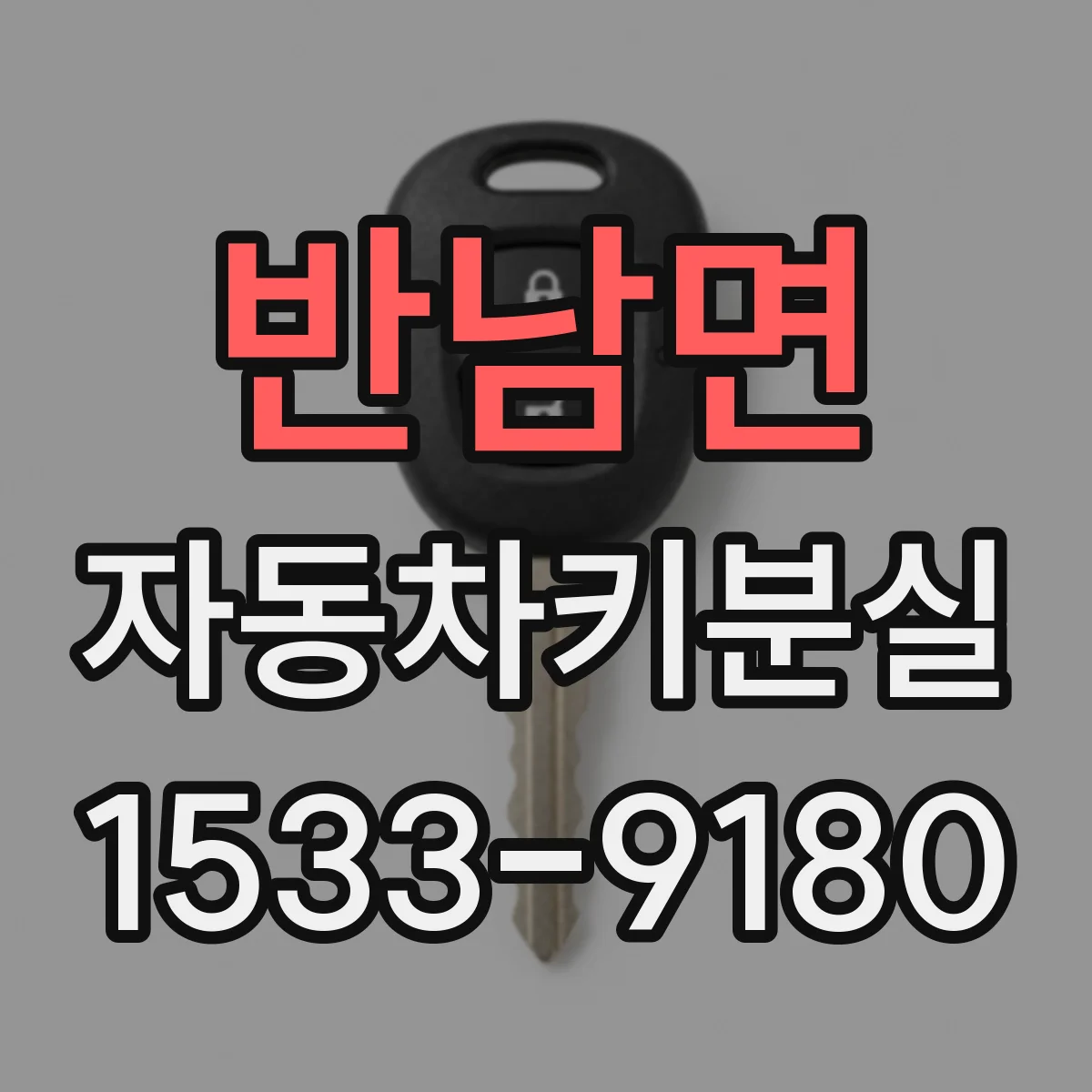 반남면 자동차키분실