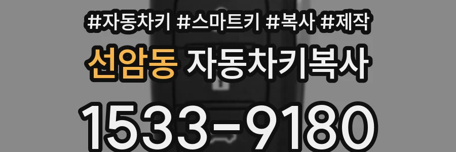 선암동 자동차키복사
