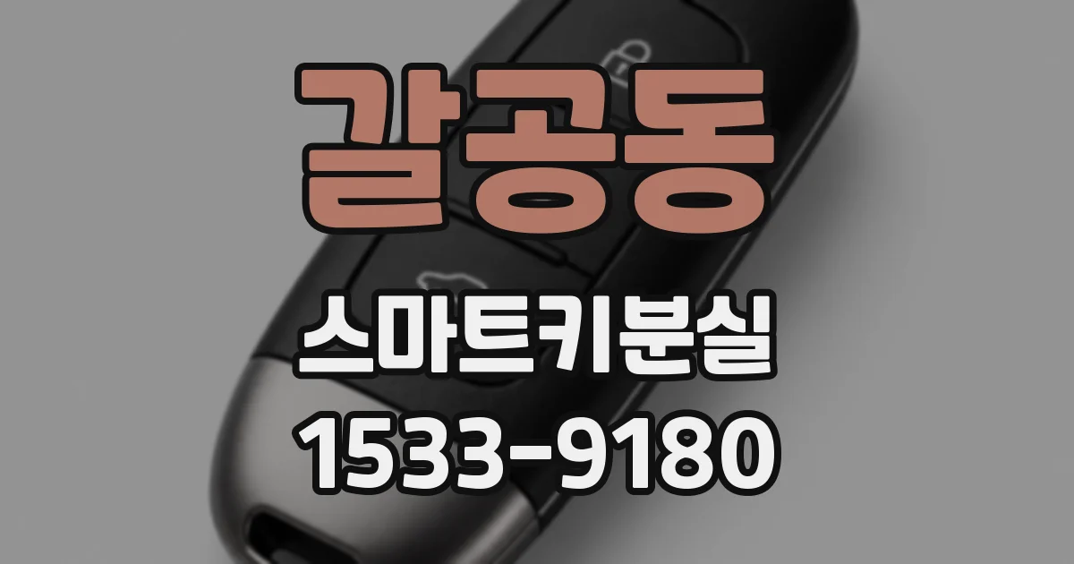 갈공동 스마트키분실
