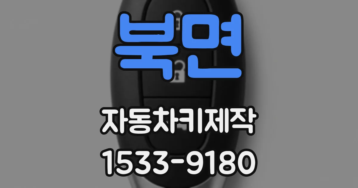 북면 자동차키제작