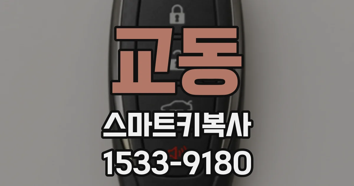 교동 스마트키복사