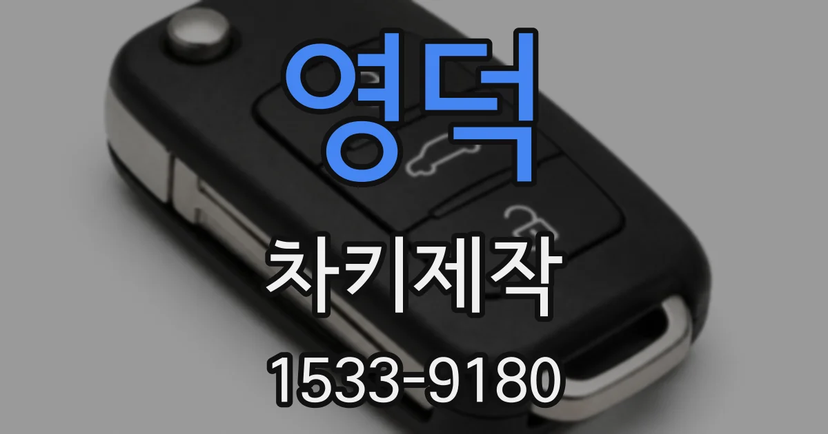 영덕 차키제작