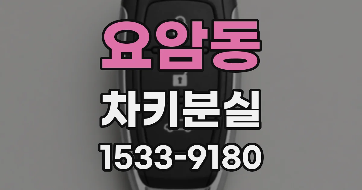 요암동 차키분실