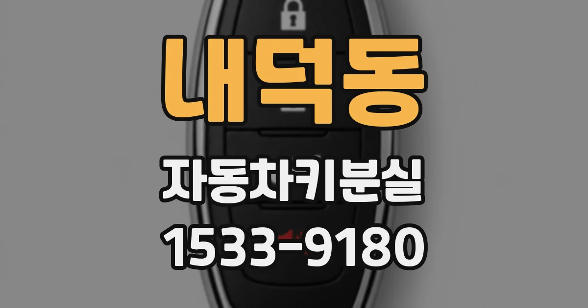 내덕동 자동차키분실