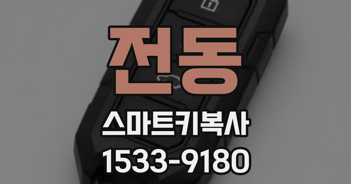 전동 스마트키복사