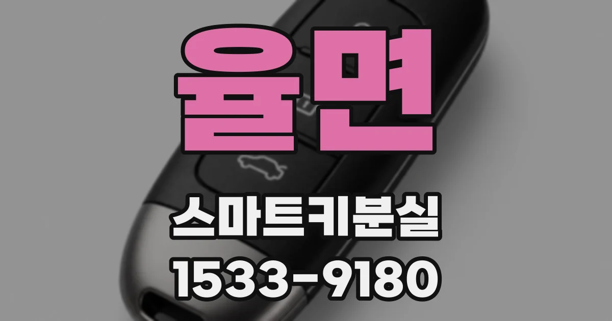 율면 스마트키분실